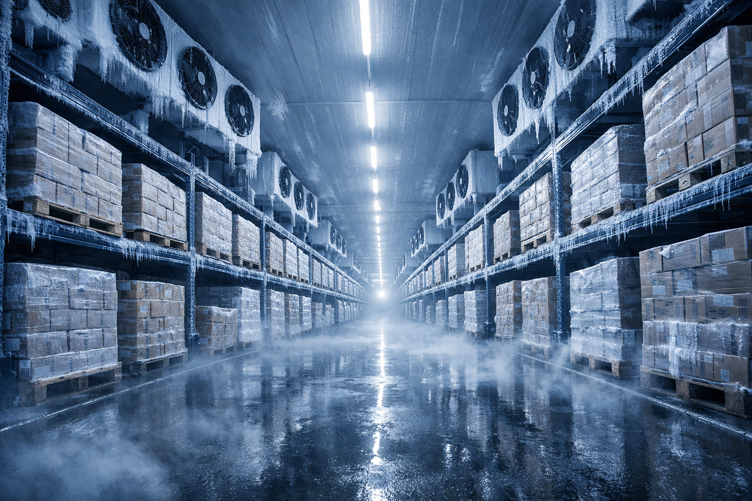 Commercial cold room refrigeration engineering